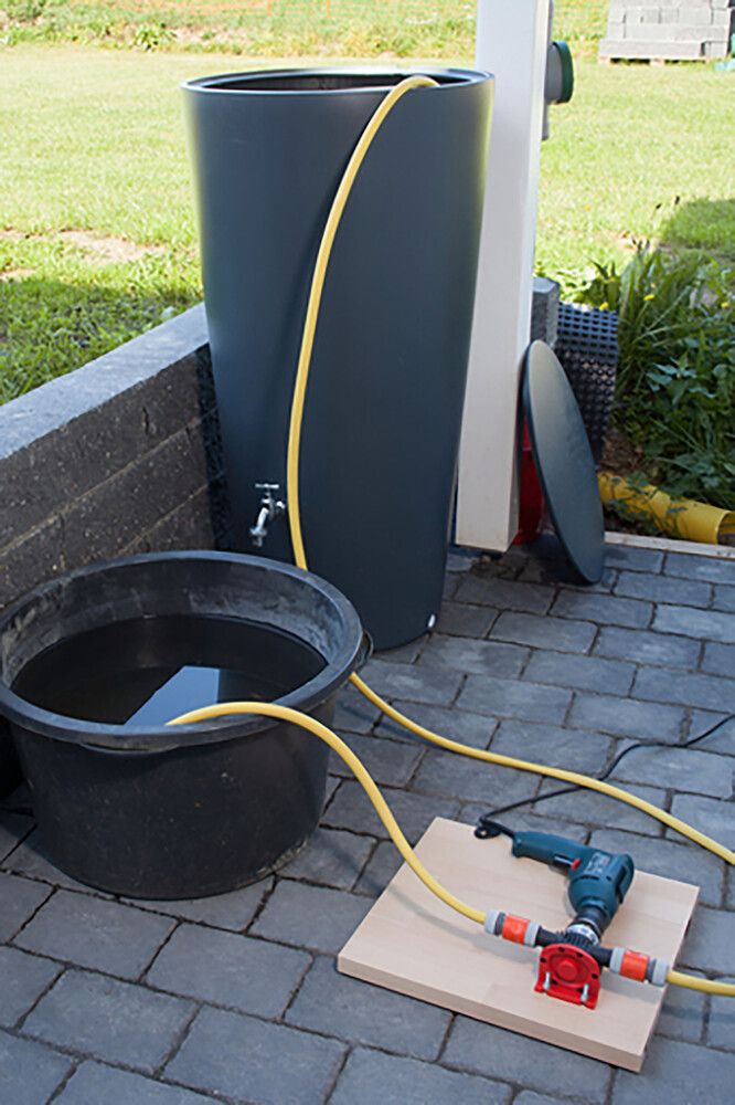 Vatnsdæla fyrir borvél 3000L Wolfcraft 3/4"