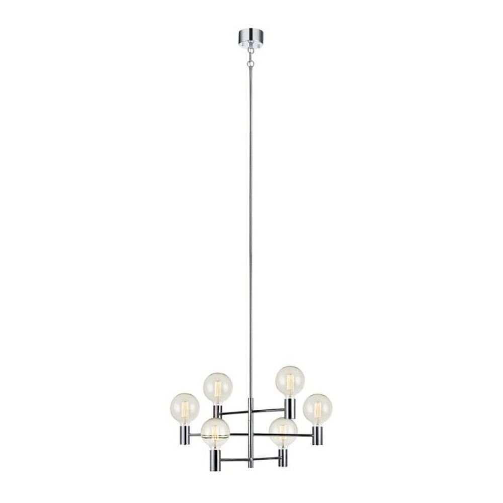 Loftljós 6xE27 Capital króm Ø62 cm