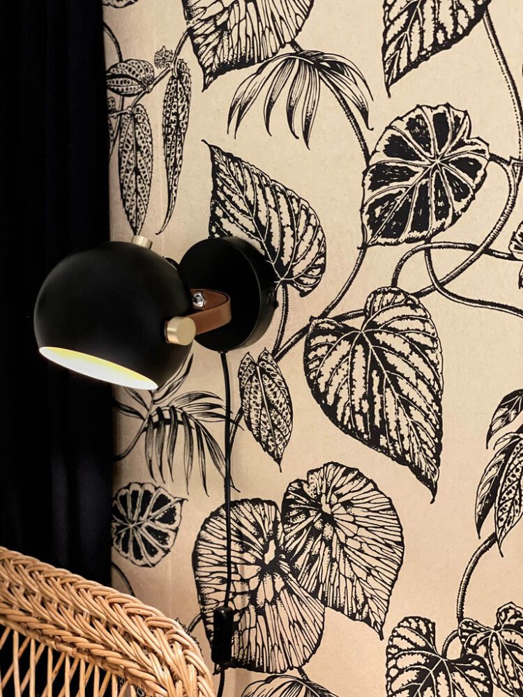 Veggljós GU10 Bow svart