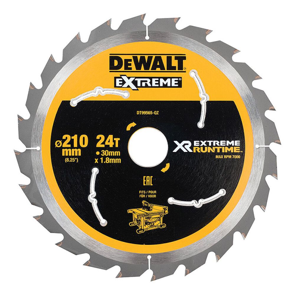 Hjólsagarblað 210x30x24T DeWALT