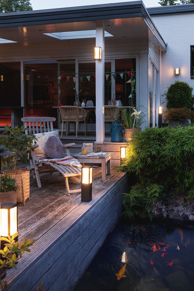 Garðljós LED Impress 8W Philips Hue 77 cm