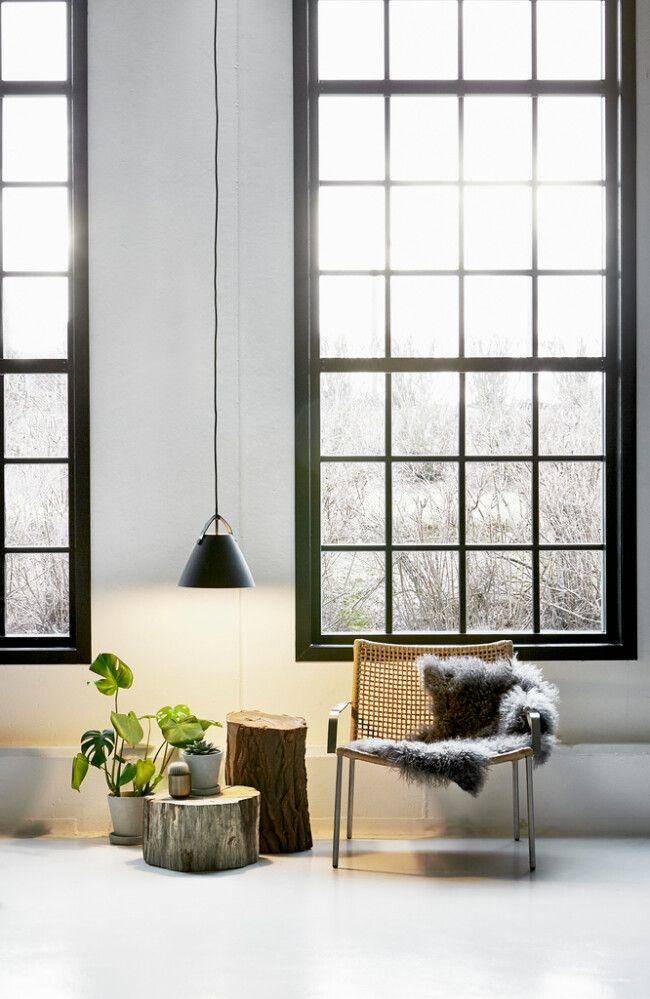 Loftljós svart strap 36 Nordlux