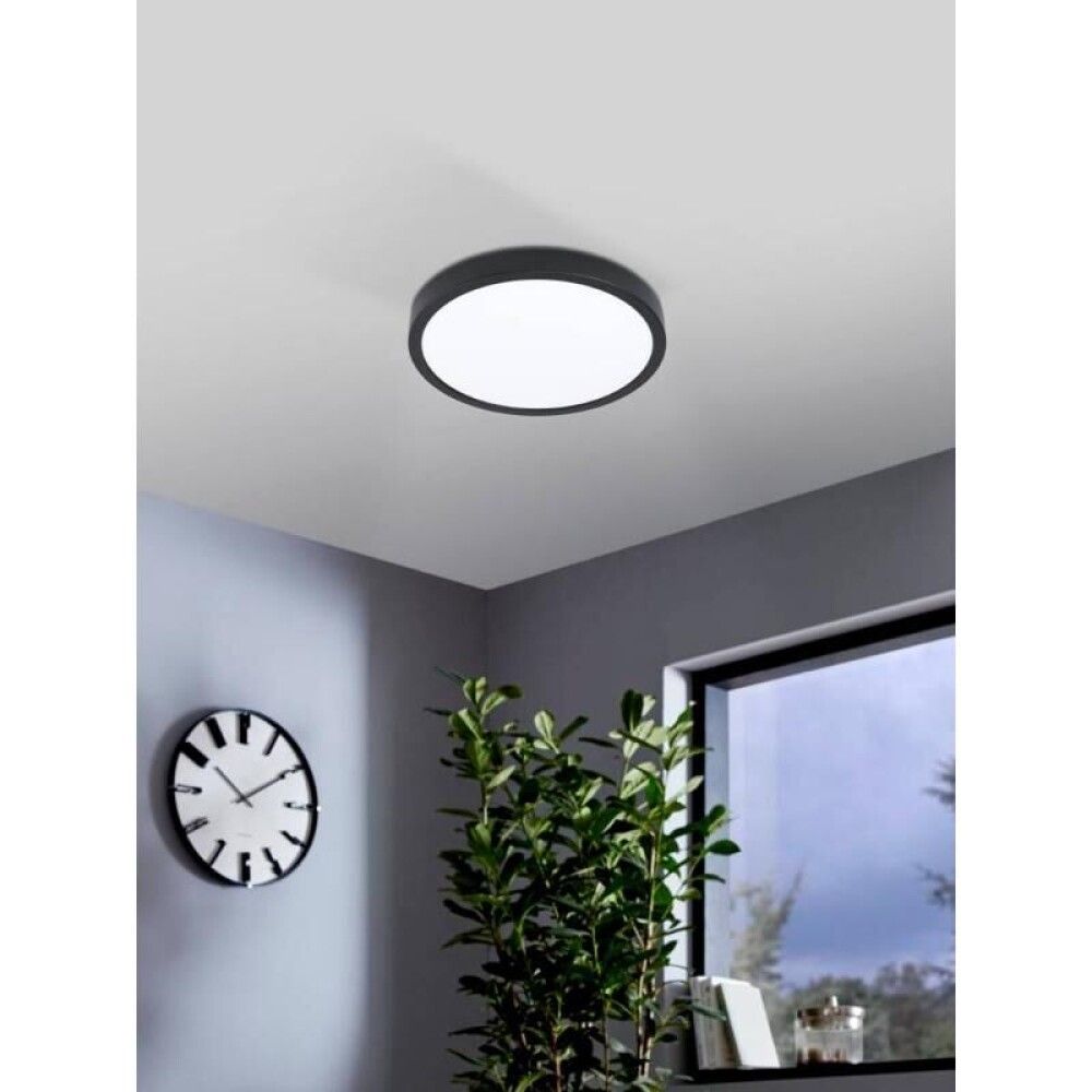 LED loftljós Fueva 5 Eglo svart þv28,cm