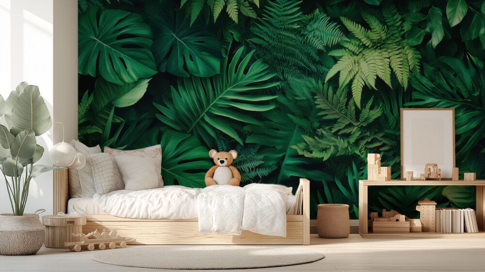 Hljóðvistarmynd plöntur 3600x2420x20 mm InEx