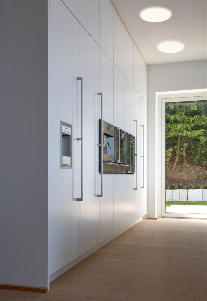 Kúpull LED Oja hvítur Ø24,4 cm