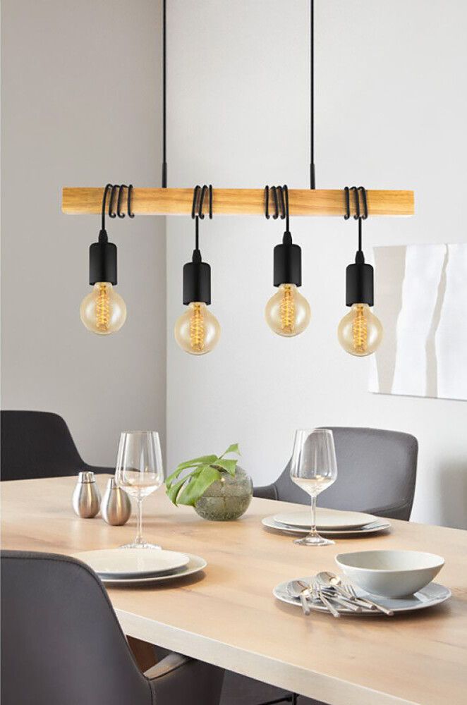 Hangandi ljós E27 Townshend 70x110 cm