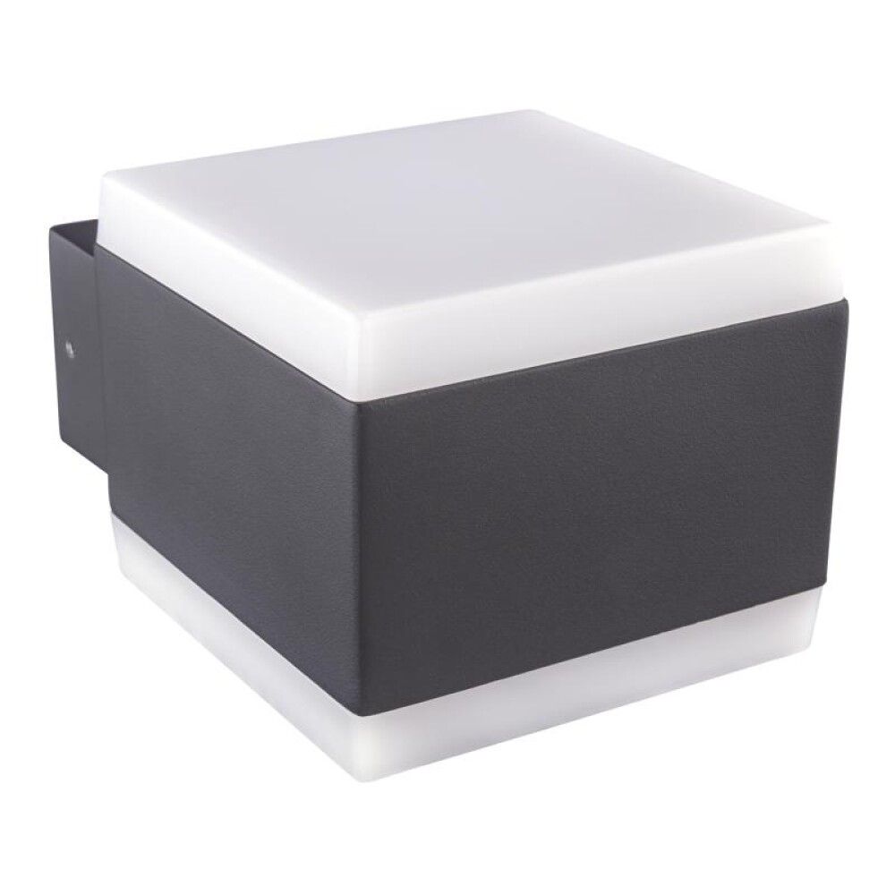 Útiveggljós LED 11,4W Globo Slice IP44 9cm dökkgrátt