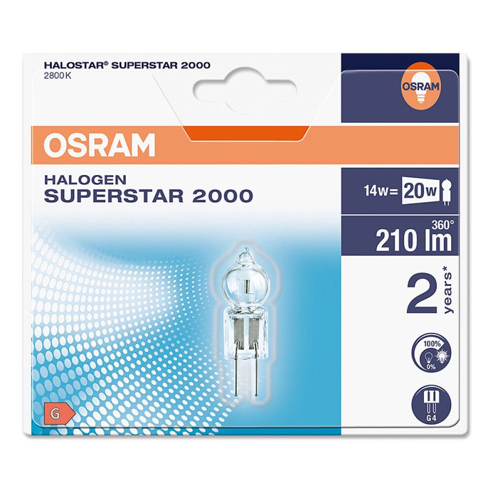 Ljósapera LED G4 2900K Osram 14W 