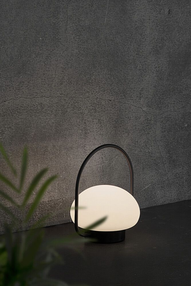 Lukt LED Sponge To Go svört/hvít Ø22 cm