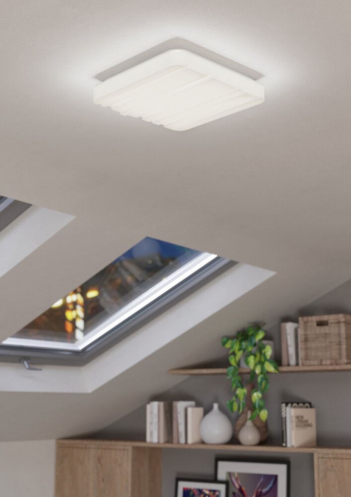 Kúpull LED Ferentino  28x28cm Eglo hvítur