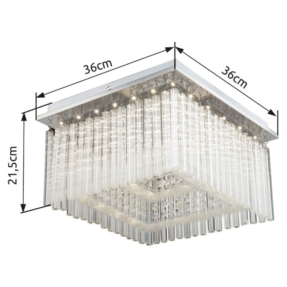 Loftljós LED 21W Vince Globo 36cm