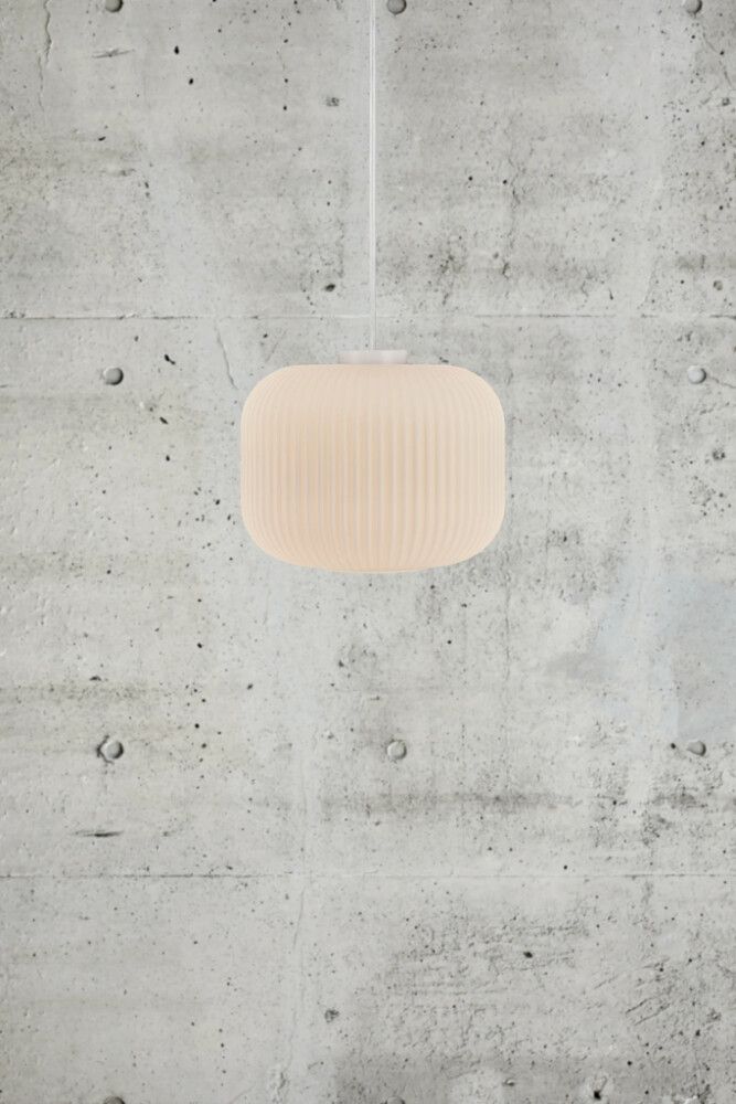 Loftljós E27 Ø30 cm Nordlux Milford ópalhvítt