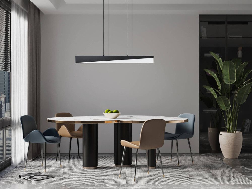 Hangandi ljós LED dimmanlegt Isidro 79,5x110 cm