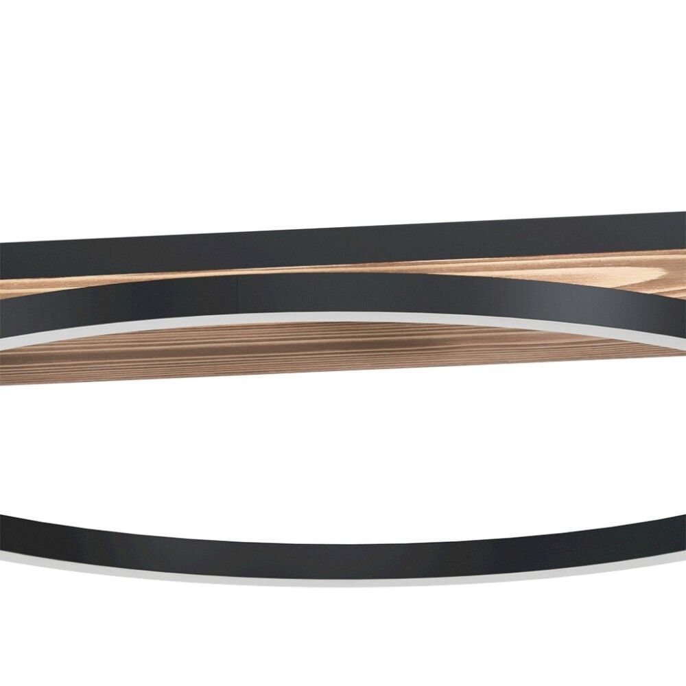 LED borðstofuljós Boyal 2x12,5W 1x15,5W Eglo ryðlitað tré