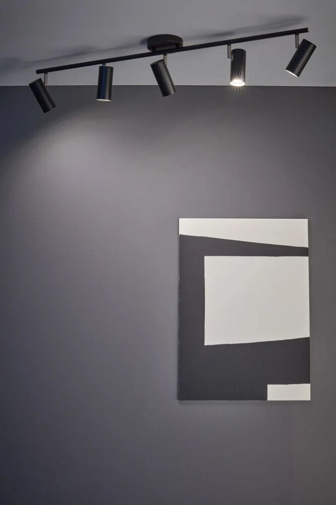 Loftkastari Barcelona 5xGU10 Markslöjd svart/gyllt