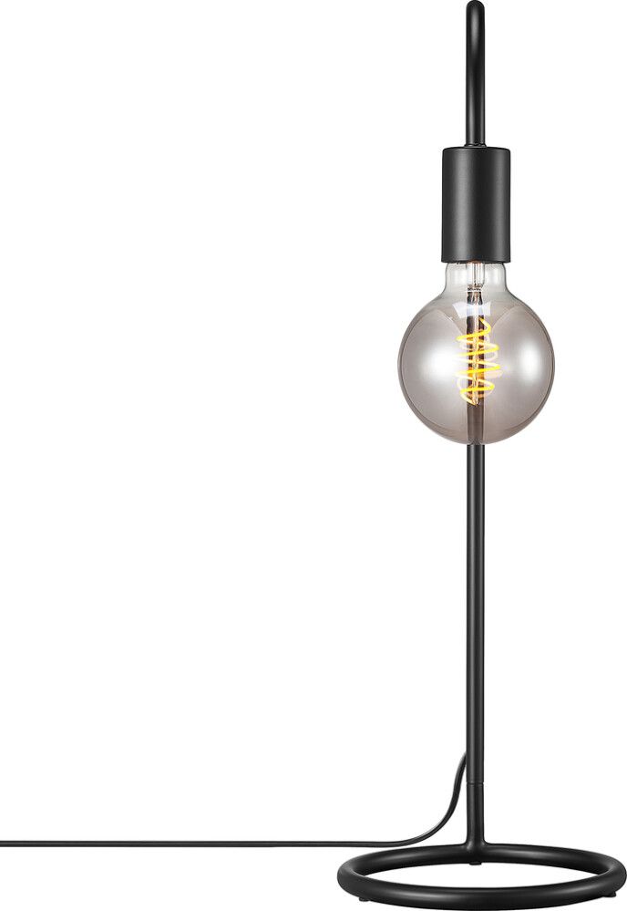 Borðlampi E27 Paco svartur 55 cm