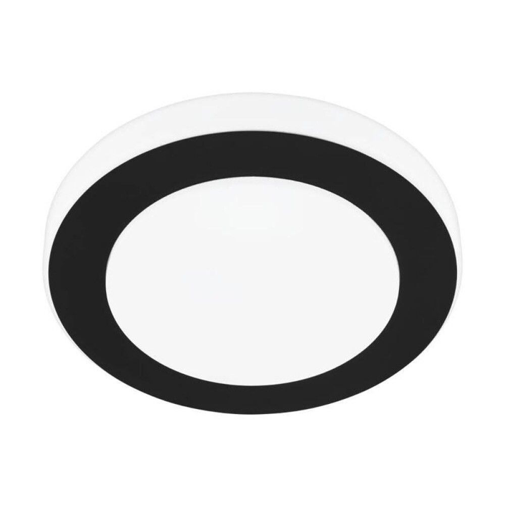 Kúpull LED Carpi IP44 3,6W Ø30cm svartur