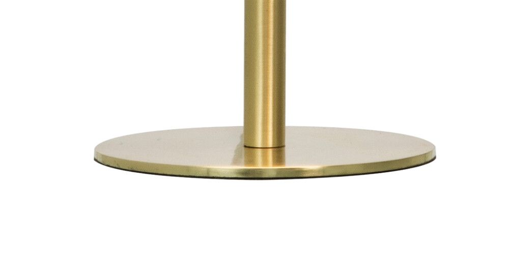 Borðlampi G9 Molekyl 25W 27cm Aneta messing/hvítur