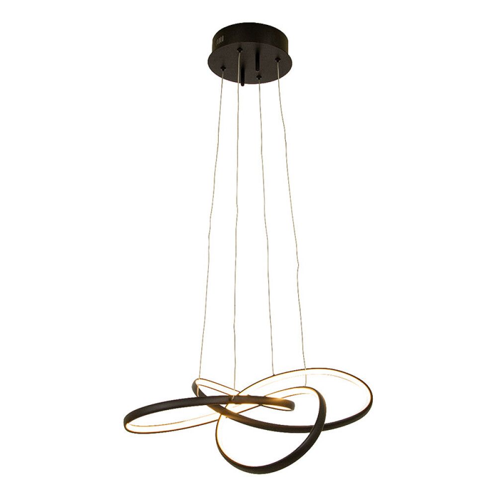 Hangandi ljós LED 48W Nebulosa Svört