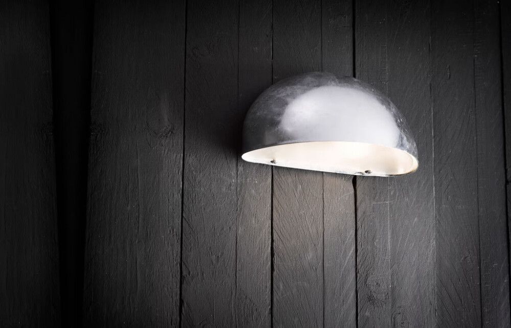 Veggljós E14 Scorpius galvaníserað 20 cm