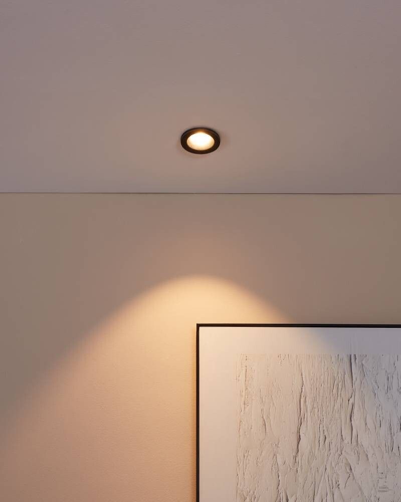 Innfelld ljós LED dimmanleg Salabate Ø8,8 cm