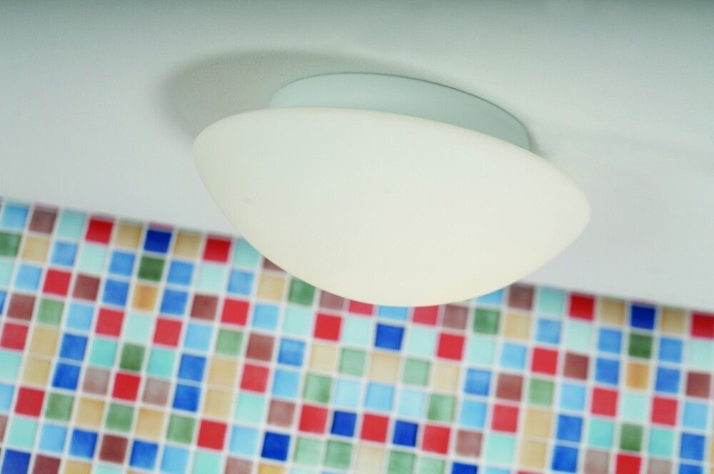 Kúpull E27 Ufo 15W IP44 22,5cm Nordlux hvítur