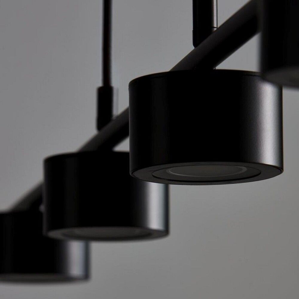 Hangandi ljós LED Clyde svart 115 cm