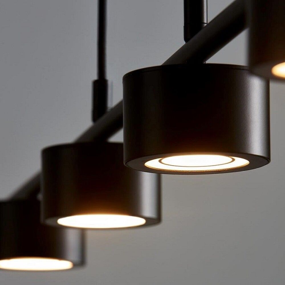 Hangandi ljós LED Clyde svart 115 cm