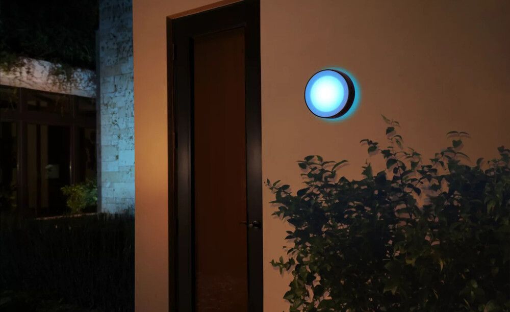 Veggljós LED Daylo 15W IP44 Philips Hue WCA Ø22 cm