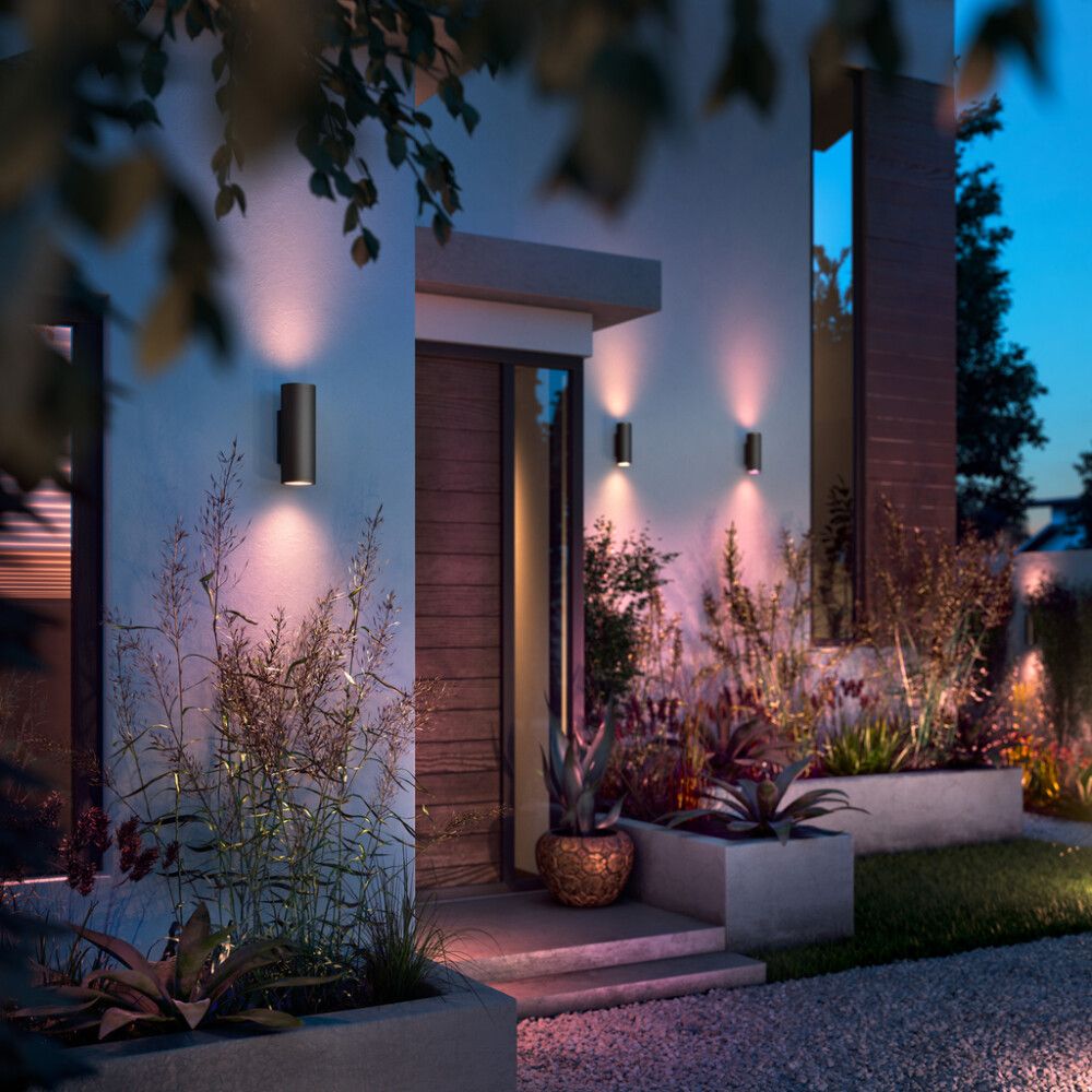 Veggljós LED Appear 2x8W IP44 Philips Hue WCA