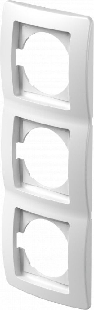 Rammi 3 faldur lóðréttur Ekonomik hvítur