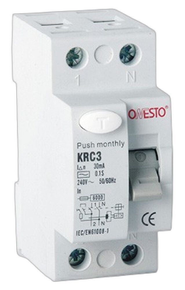 Lekaliði 40A 2 póla fyrir töflu