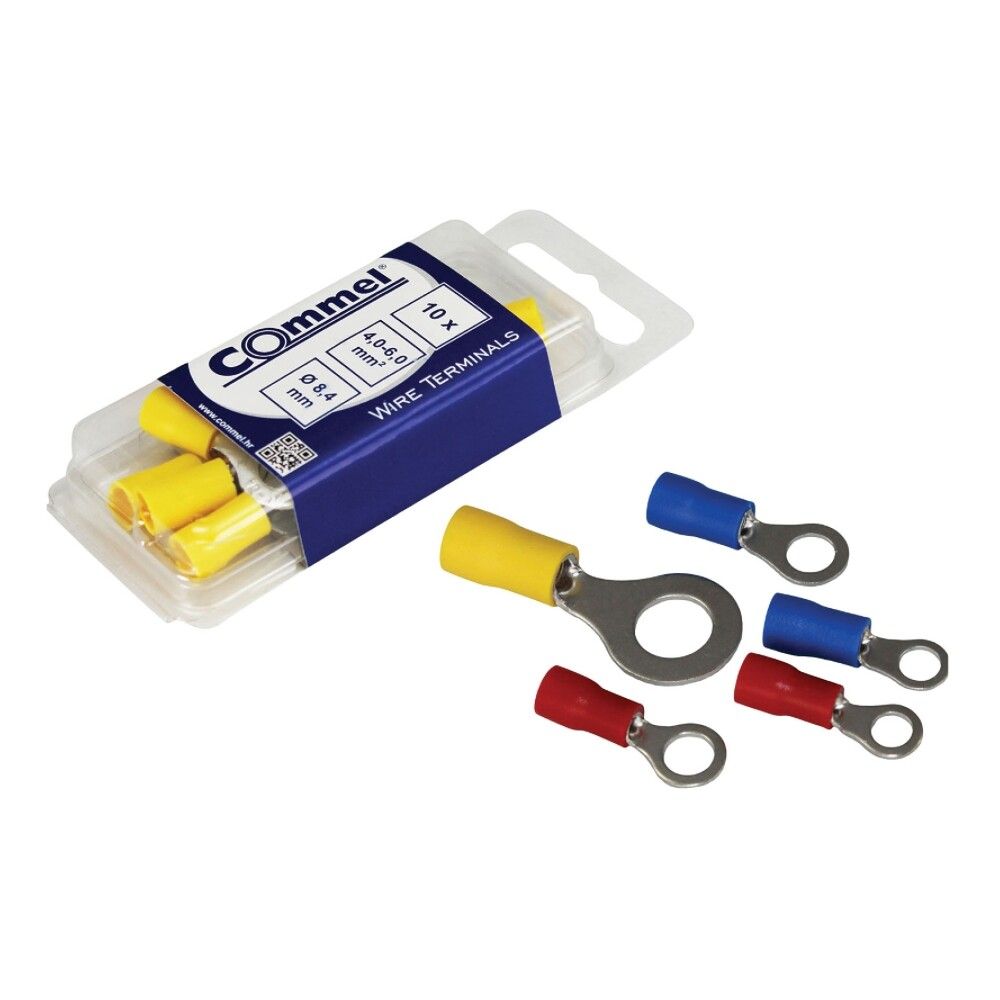 Bílaskór með gati 1,5 Ø5,3 mm 25stk Commel