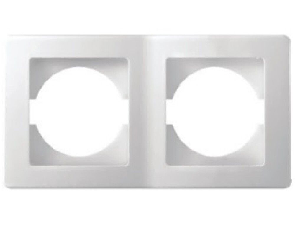 Rammi 2 faldur láréttur Ekonomik hvítur