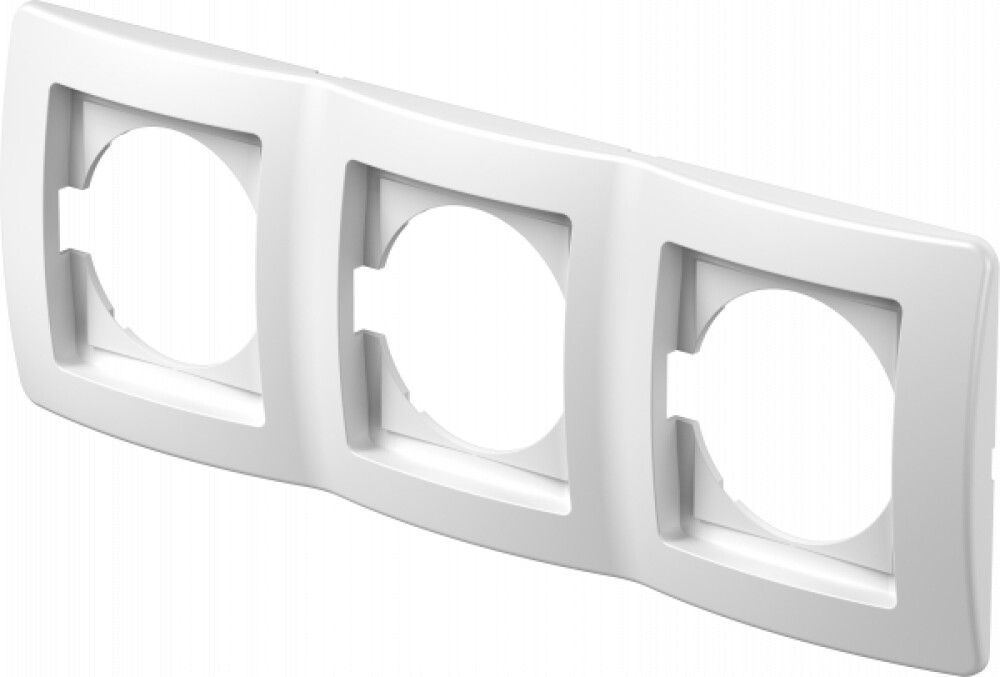 Rammi 3 faldur láréttur Ekonomik hvítur