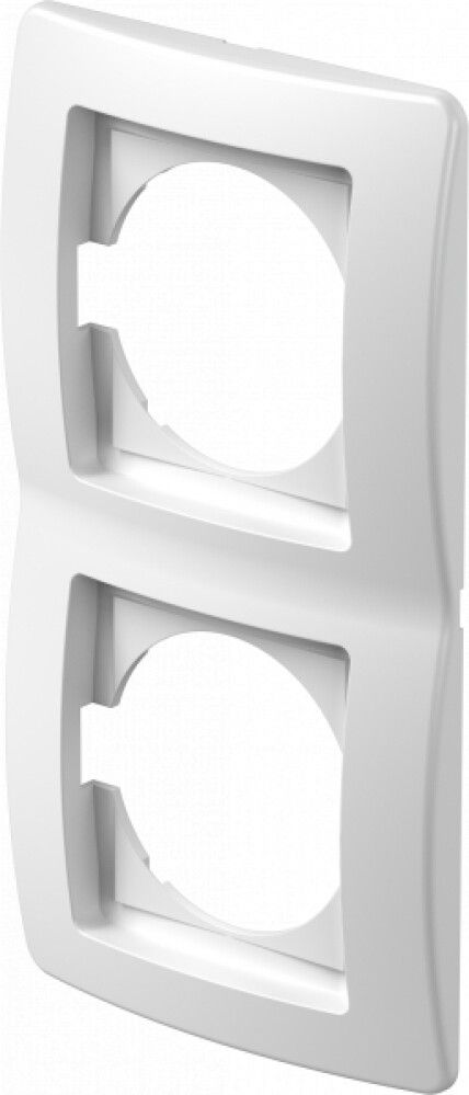 Rammi 2 faldur lóðréttur Ekonomik hvítur