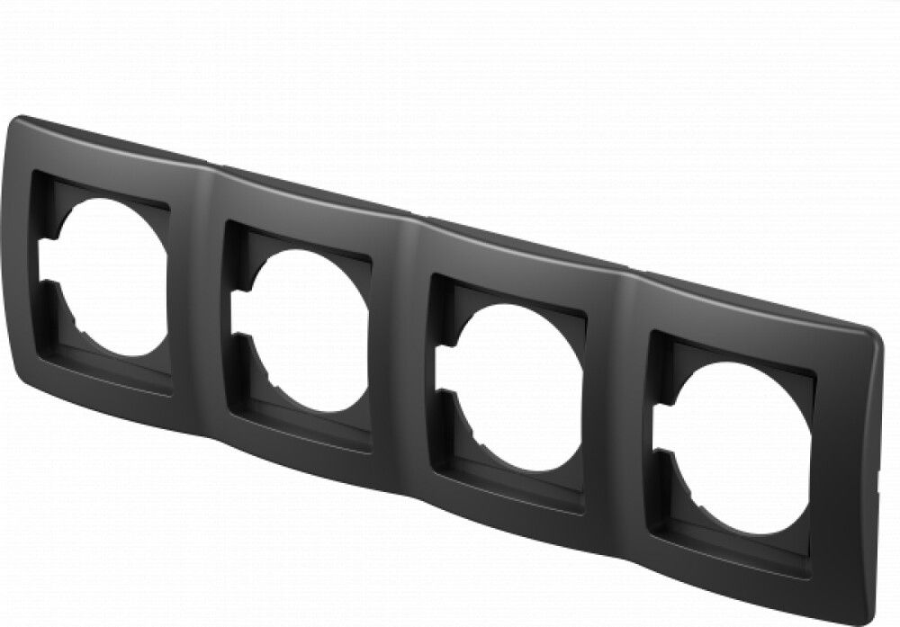 Rammi 4 faldur láréttur Ekonomik svartur