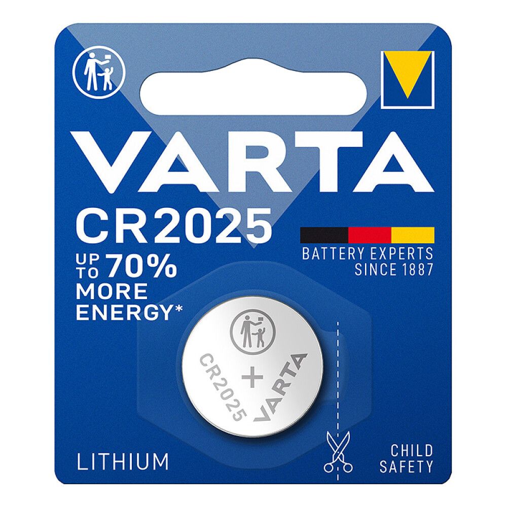 Rafhlaða CR2025 Varta 3V