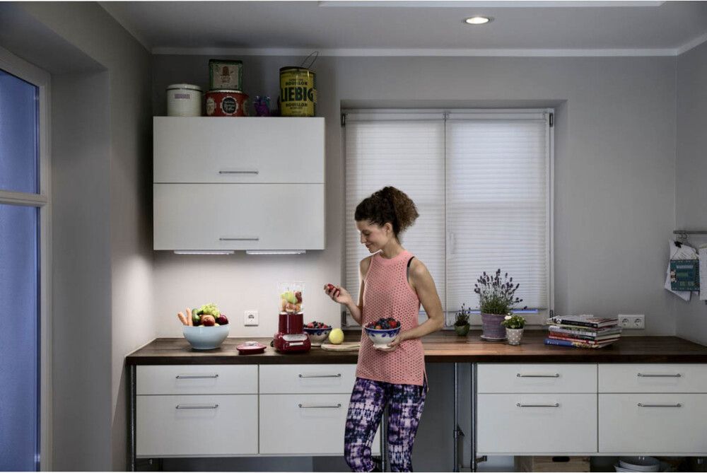 Skápaljós með skynjara LED rafhlöðu 4200K 2.9W 30cm