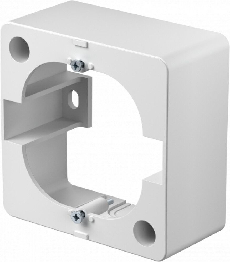 Utanáliggjandi box 80x80 mm Ekonomik hvítt