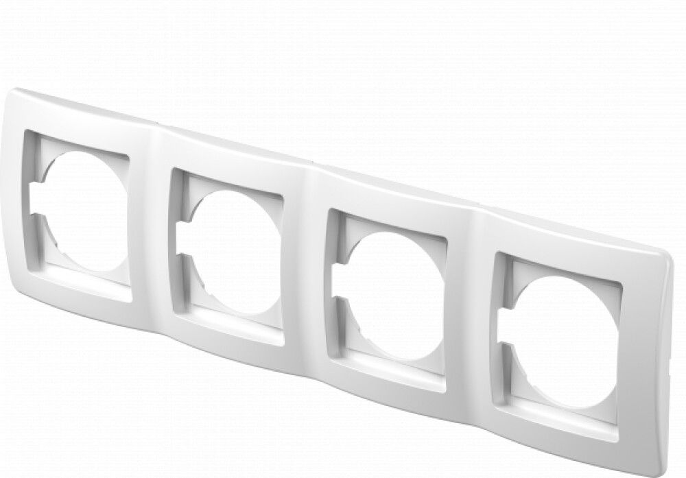 Rammi 4 faldur láréttur Ekonomik hvítur