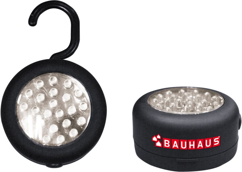 Vinnuljós með krók rafhlöðu LED BAUHAUS