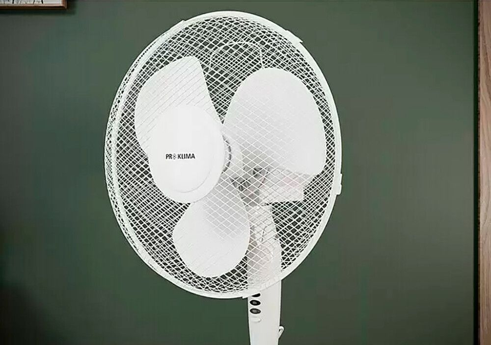 Gólfvifta Ø40 cm Star-Fan hvít