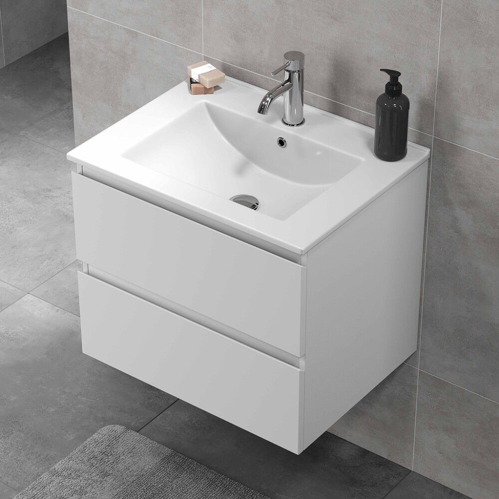 Handlaug 60cm Bath Deluxe Camden Hvít