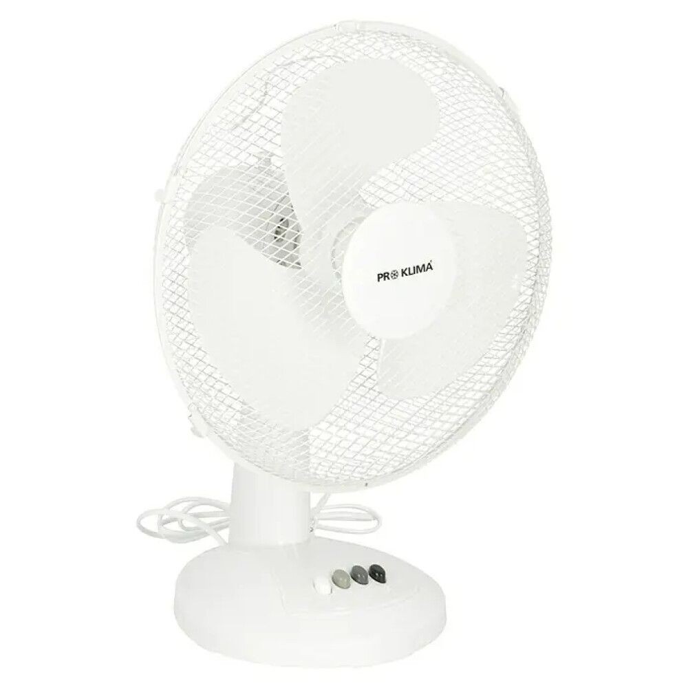 Borðvifta Ø30 cm Proklima hvít