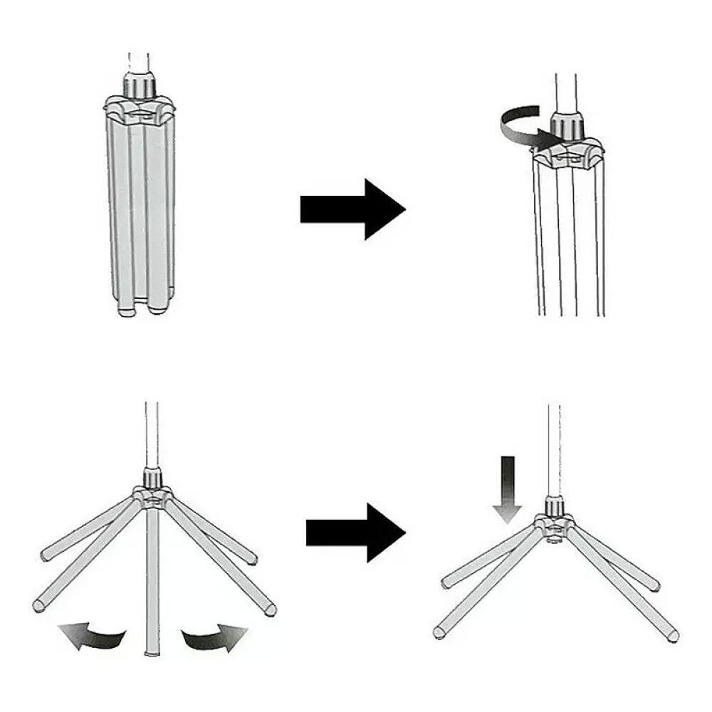 Gólfvifta Ø40 cm Proklima svört