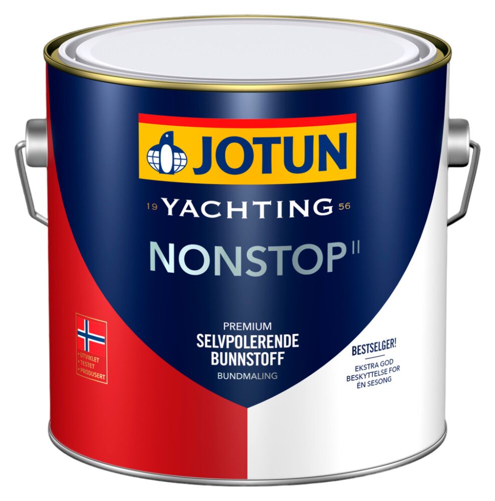 Bátamálning Nonstop II mygluvarin hvít 2,5L Jotun