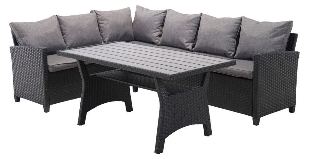 Garðsett fyrir 5 manns Daisy Sunfun grátt