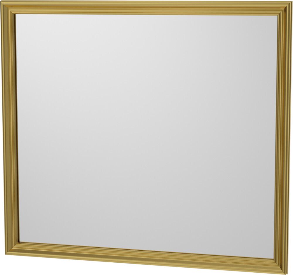 Spegill gylltur rammi 90x80 Skärgård