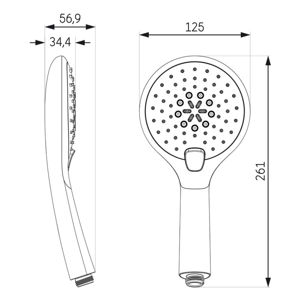 Handsturta Camargue Samsø Marielyst 3 stillingar